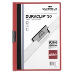 Mape Duraclip Original 30 DURABLE,  sarkana