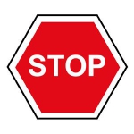 Uzlīmes &amp;quot;Stop&amp;quot;,  114mmx114mm