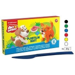 Plastilīns 6 krāsas ArtBerry Soft 120g ErichKrause