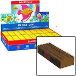 Plastilīns 18g. brūns,  ErichKrause