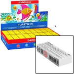 Plastilīns 18g. balts,  ErichKrause