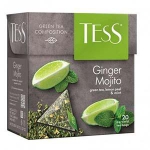 TESS Ginger Mohito zaļā tēja 20x1.8g