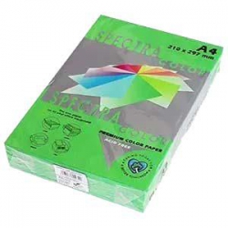 Krāsains papīrs A4 80g 500lap Parrot spilgti zaļš IT230