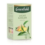 GREENFIELD Light Ginger zaļā tēja 20x1.7g