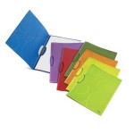 Mape ar klipsi BAROCCO A4 zila